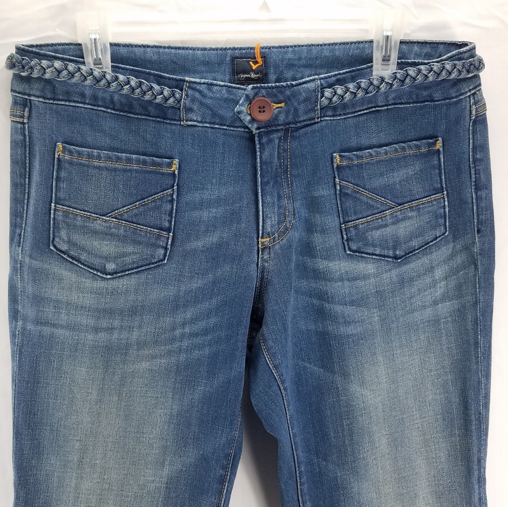 Miss Vigoss Jeans Sz 32 /w BraidDenimBelt 35x31 J5